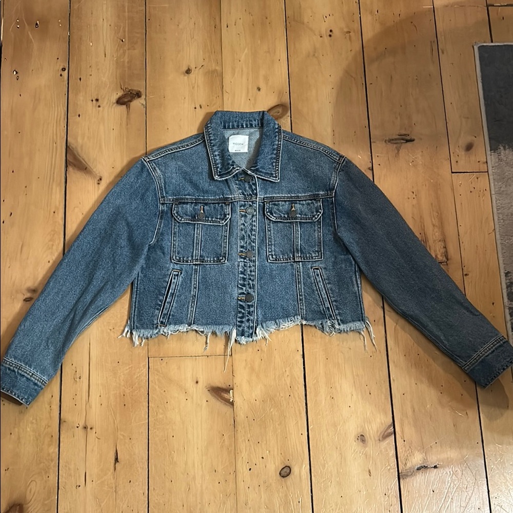 Denim Cropped Jacket